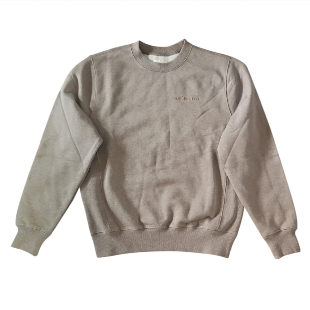 NWT • AIME LEON DORE | Melange Uniform Crewneck Pullover Sweatshirt in Camel